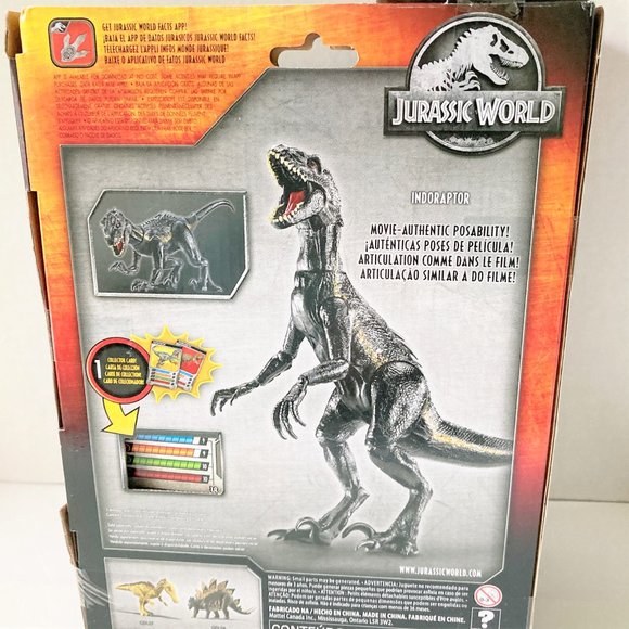 NWT Dinosaur 993532-p Jurassic raptor adjustable Collectors card Black Gold - Picture 2 of 4